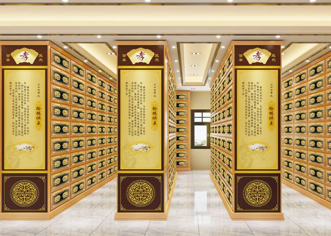 Material characteristics of ashes storage rack.